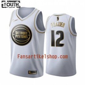 NBA Detroit Pistons Trikot Tim Frazier 12 Nike 2019-2020 Weiß Golden Edition Swingman - Kinder